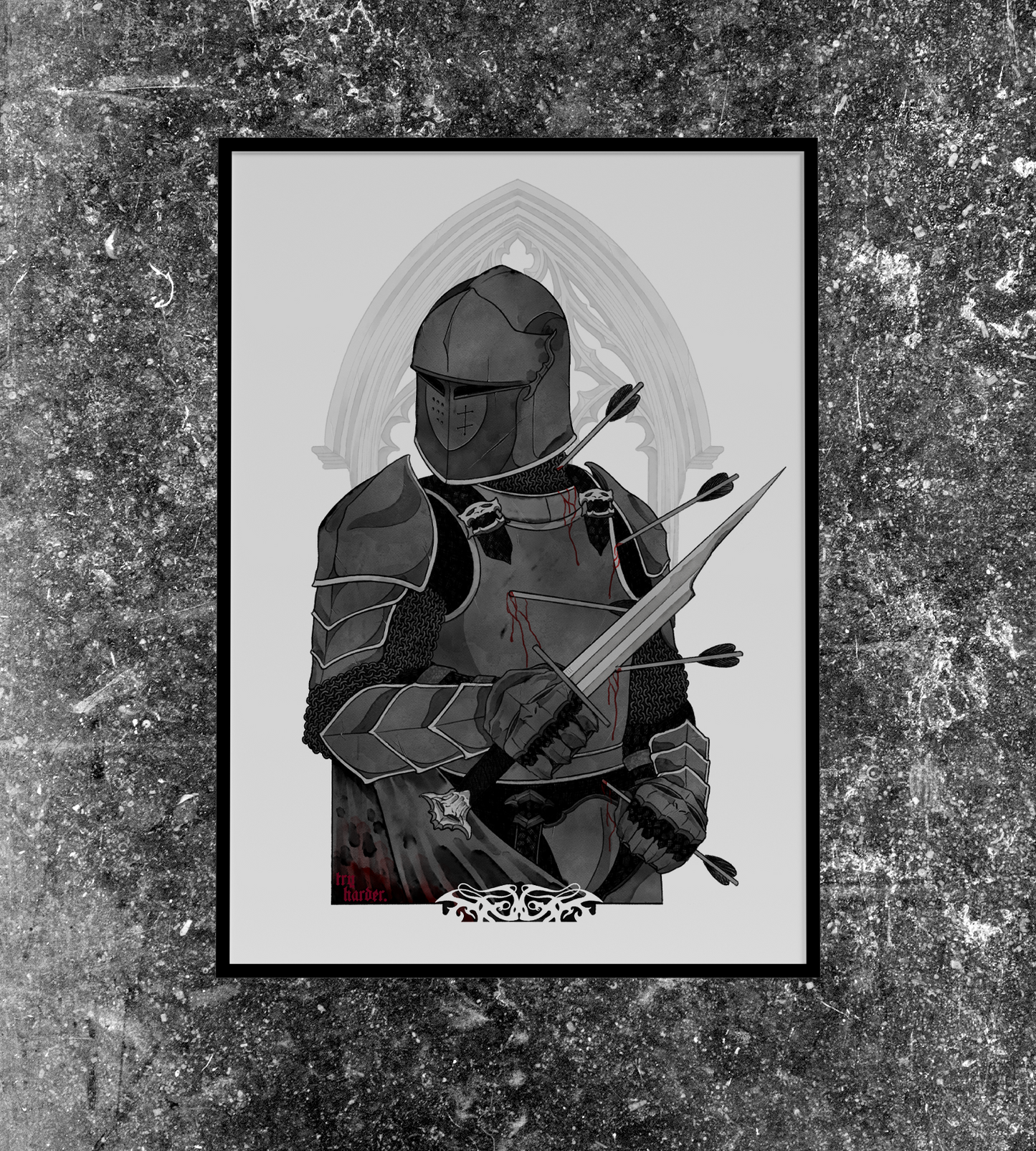 Try Harder Giclée Print