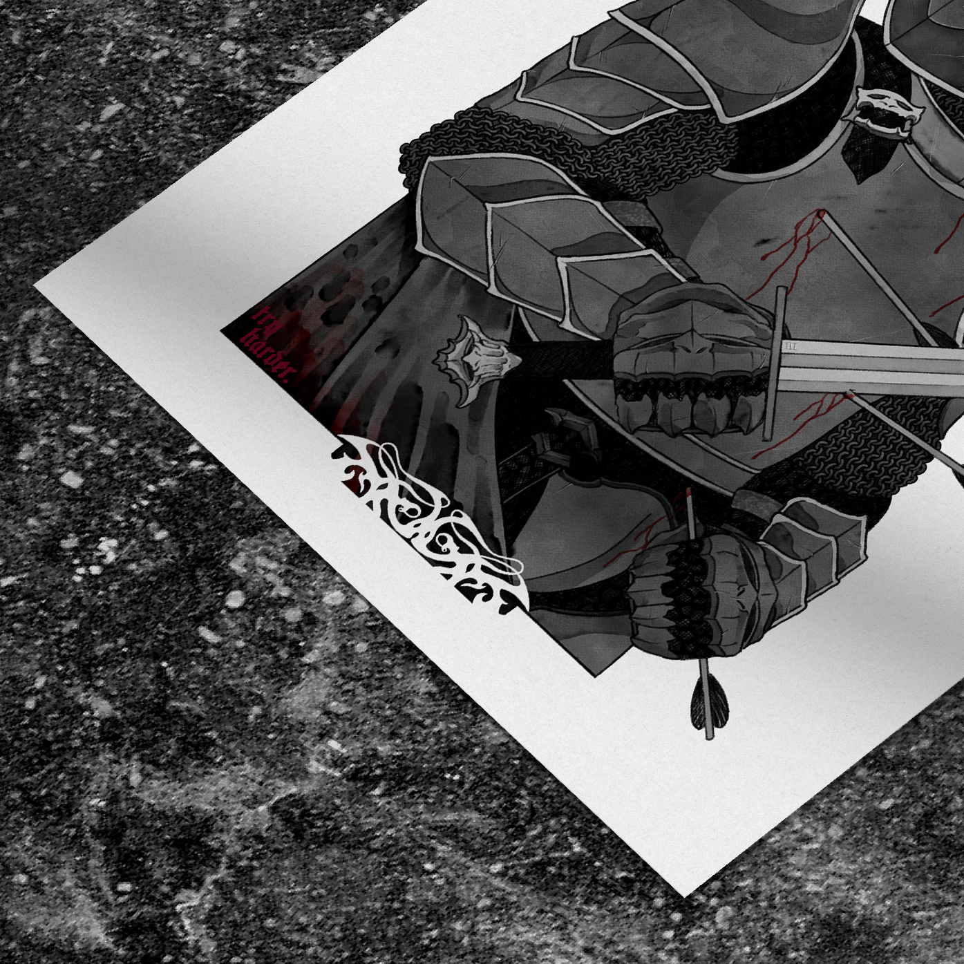 Try Harder Giclée Print